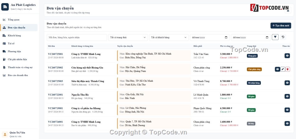 Website quản lý,Website công ty,quản lý công ty